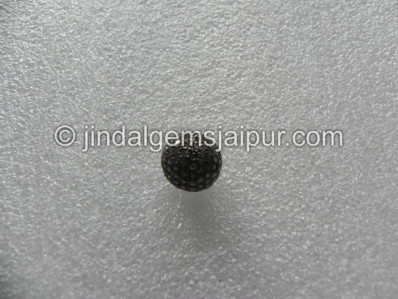 Diamond Studded Silver Ball